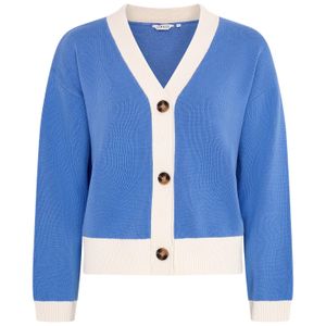 OMNES Blue Henni Cotton Cardigan