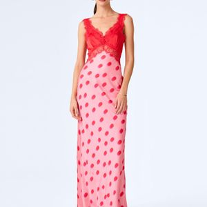 OMNES Red Allie Dress