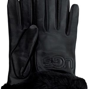 Ugg Zwarte Handschoenen Classic Logo Glove