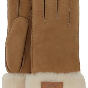 Ugg Camel Handschoenen Turn Cuff Glove in het Naturel