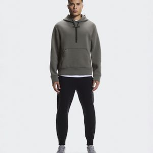 On Shoes Grey Focus Tech Hoodie for men