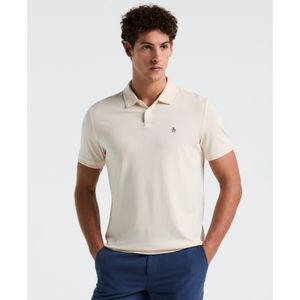 Original Penguin White Daddy Pique Polo Shirt In Birch for men
