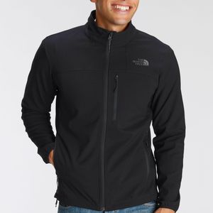 The North Face Black Nimble Wind-Resistant Water-Repellent Softshell Jacket for men