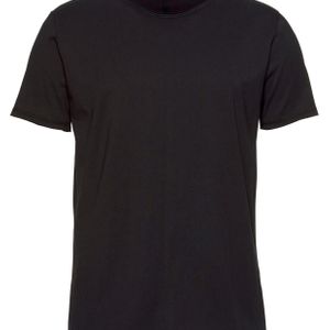 Replay T-Shirt offene Kanten in Schwarz für Herren