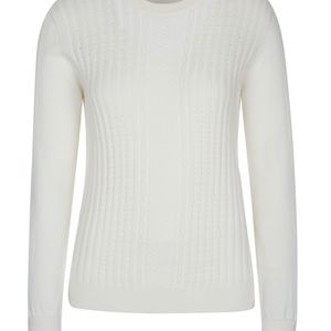 Bally Weiß Strickpullover Pullover