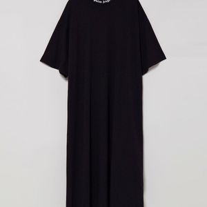 Palm Angels ロゴ Tシャツドレス ブラック