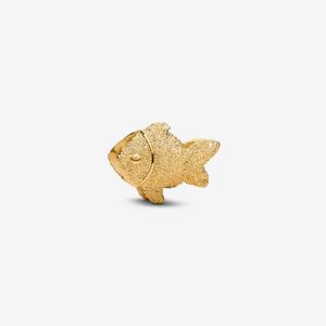 Pandora Metallic Textured Fish Mini Charm