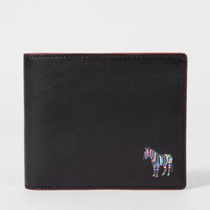 Leather Zebra Billfold Wallet Paul Smith pour homme en coloris Noir
