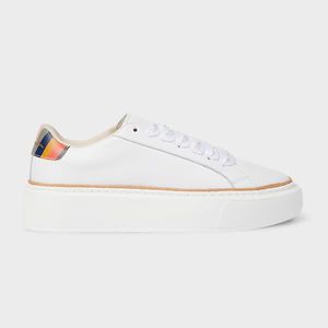 Paul Smith White 'Guppy' Platform Sneakers