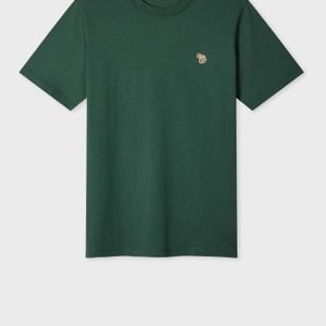 Paul Smith Green Organic Cotton Zebra Logo T-Shirt for men