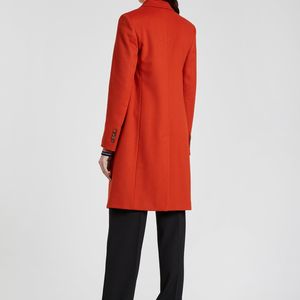 Paul Smith Orange Four-button Wool-cashmere Epsom Coat
