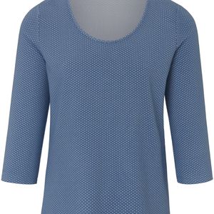 mayfair by Peter Hahn Blau Pullover-shirt 3/4-arm