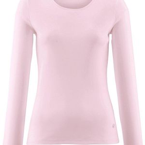 Le t-shirt 100% coton manches longues Bogner en coloris Rose