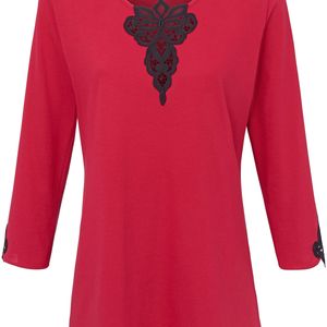 Hautnah Rot Schlafanzug aus 100% Baumwolle
