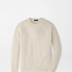 Peter Millar Natural First Fleece Cashmere Crewneck Jumper for men