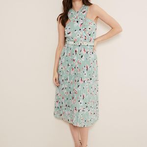 Phase Eight Portia Print Pleated Dress