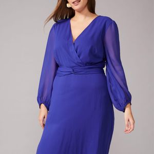 Phase Eight Blue Felicity Twist Dress