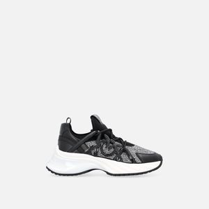 Pinko White Ariel Sneakers With Crystals