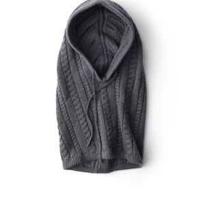 Prada Grey Wool Balaclava