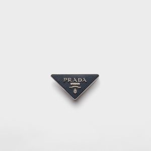 Prada White Saffiano Belt Buckle for men