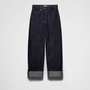 Prada Blue Wide, Selvedge Denim Jeans