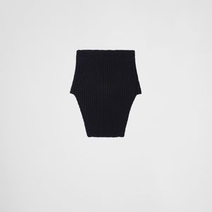 Prada Black Wool Dickey for men