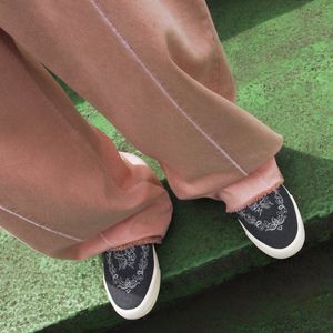 Baskets Brodées Pull&Bear pour homme en coloris Bleu