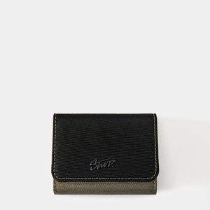 Pull&Bear Black Stwd Wallet for men