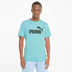 PUMA Essentials Shirt Met Logo in het Blauw