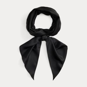 Polo Ralph Lauren Black Silk Twill Cravat for men
