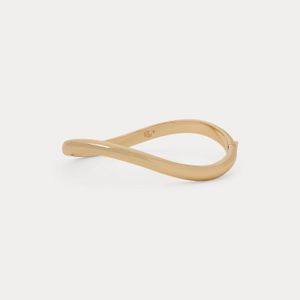 Ralph Lauren Metallic Plated Brass Hinge Bangle