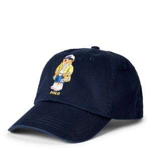 Ralph Lauren Chino-Baseballkappe mit Polo Bear in Blau für Herren