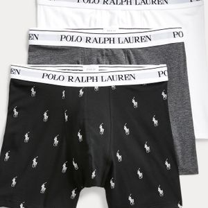Lot de trois slips boxers en coton Polo Ralph Lauren pour homme