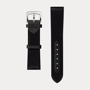 Bracelet de montre en faille de soie Polo Ralph Lauren pour homme en coloris Noir