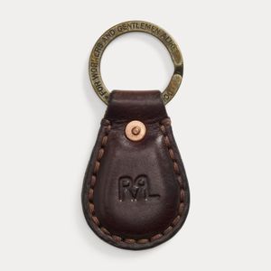 RRL Brown Leather Key Fob for men