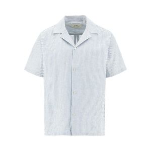 Les Deux Blue 'Lukas' Striped Shirt for men