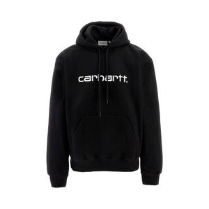 Carhartt Black Logo Embroidery Hoodie for men
