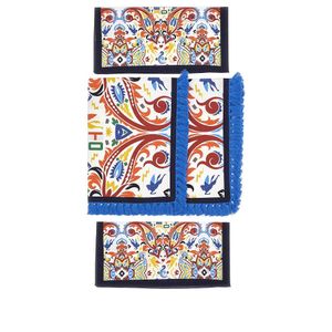 Etro Blue Placemats And Napkins Two-Piece Set