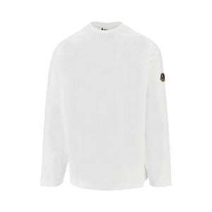 Moncler White Re-Icons Long-Sleeved T-Shirt for men