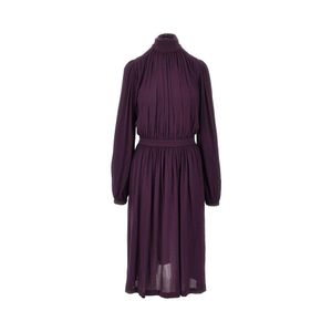 Gucci Purple Crepe Jersey Midi Dress
