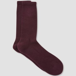 Reiss Purple Maxim Cotton-Blend Ribbed Socks, S & M for men