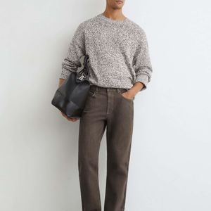 Reiss Grey Straight-Leg Jeans for men