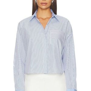 Rag & Bone White Marin Multi Stripe Shirt