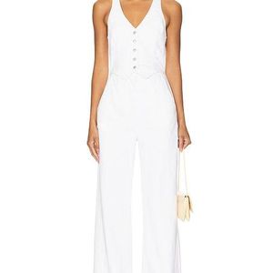 Amanda Uprichard White X Revolve Ethan Jumpsuit