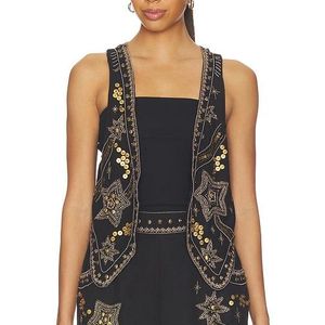 Spell Black Night Sky Vest