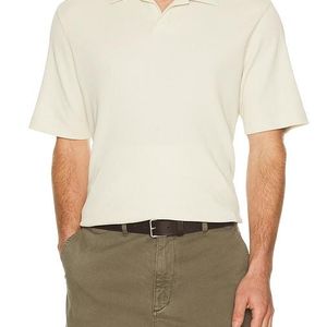 Theory Natural Soft Waffle Short Sleeve Polo for men