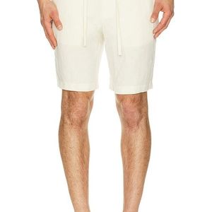Vince White Patch Pocket Drawstring Short for men