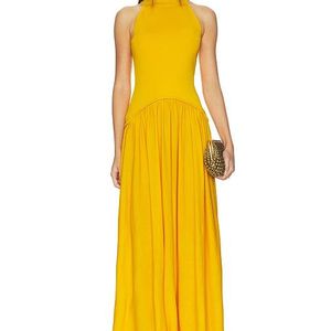 Solid & Striped Yellow The Isola Dress