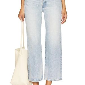 Pistola Blue Cassie High Rise Crop Straight