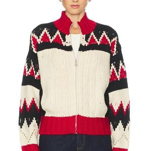 Steve Madden Red Averia Sweater Jacket